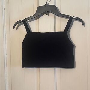 Aerie Black Tank Top/Sports Bra